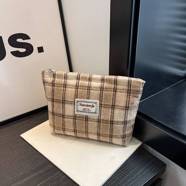 Kosmetisk väska Sminkväska KHAKI khaki