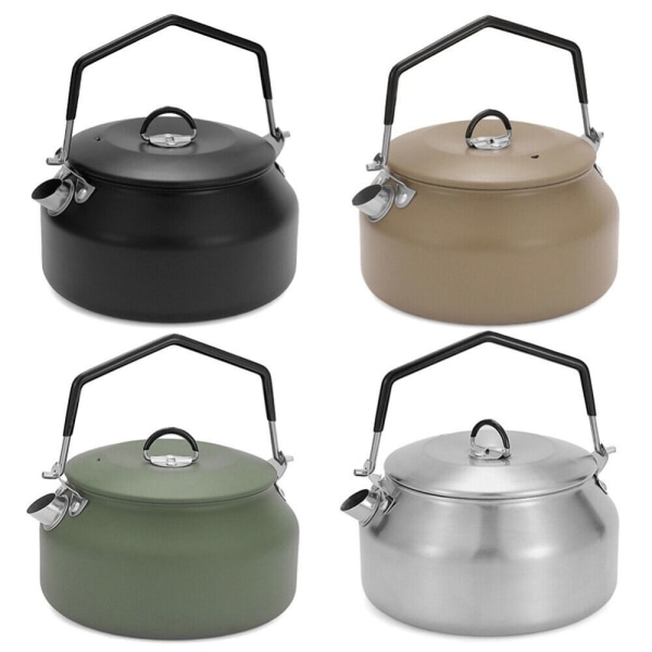 Camping vattenkokare kokande spishäll vattenkokare SVART Black