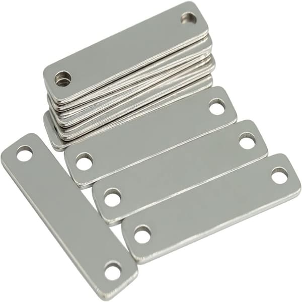 Rektangel Stempling Emne Stempling Emne Merker Aluminium Emne Merker