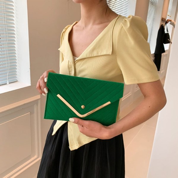 Aften Clutch Taske Konvolut Tasker RØD Red