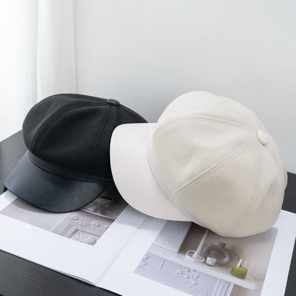 Dame Beret Uld Beret Hue SORT Black
