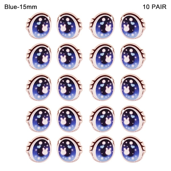 Sarjakuva Silmätarrat Anime Figuriininukke SININEN-15MM SININEN-15MM Blue-15mm