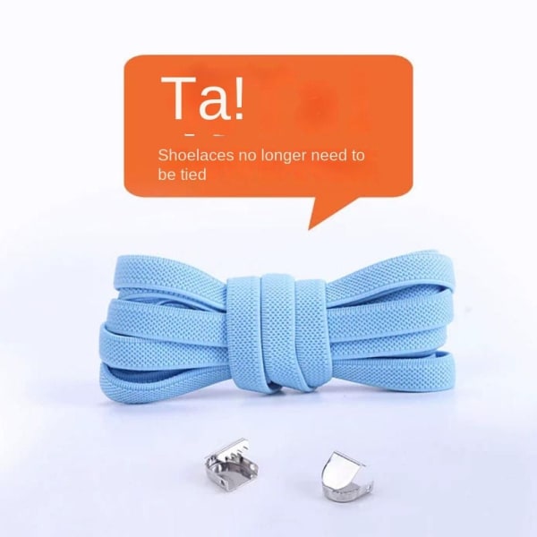 Lata skosnören No Tie Skosnören LILA purple