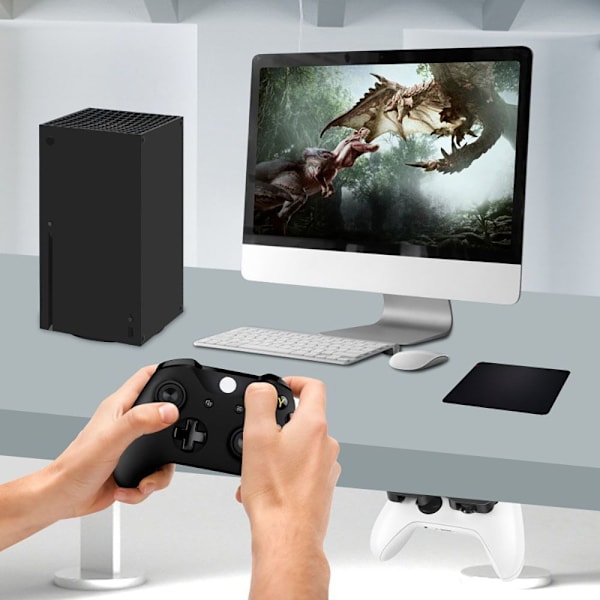 Controller Stativ Hållare Gamepad Hållare VIT white