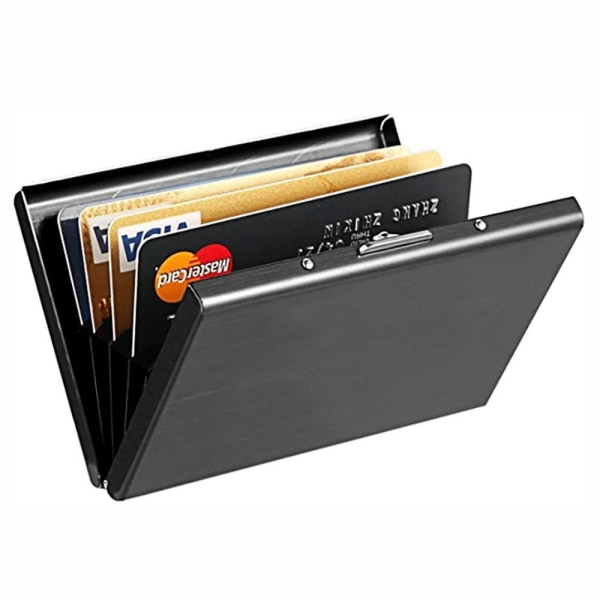 RFID Kreditkortholder Kreditkortetui SØLV silver