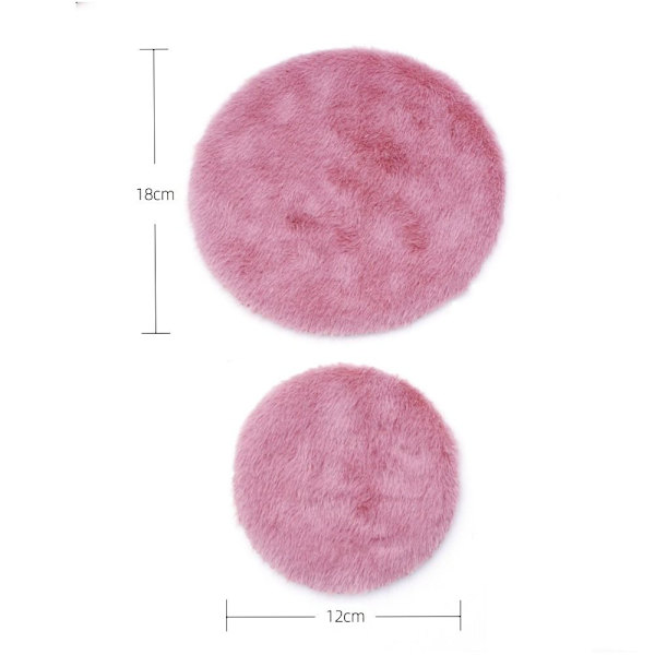 Dockhusfotograferingsrekvisita Miniatyrmodell ROSA 18CM Pink 18cm