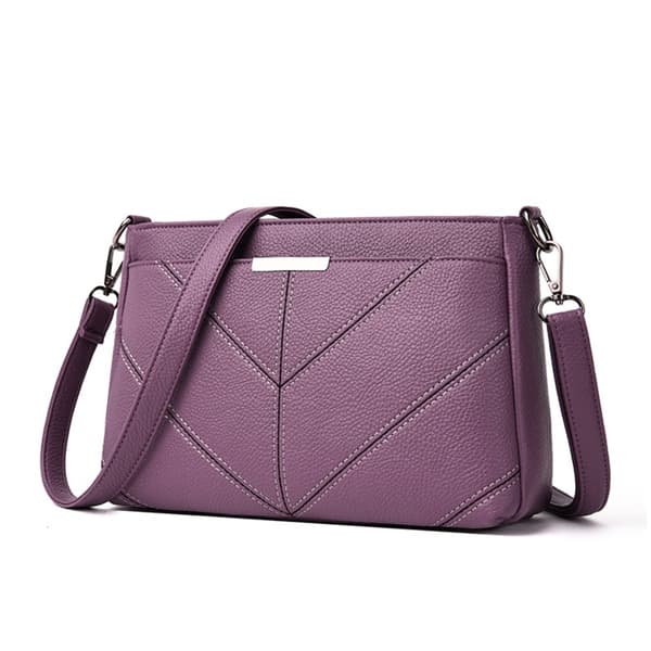 Læder Håndtasker Dame Taske LILLA purple