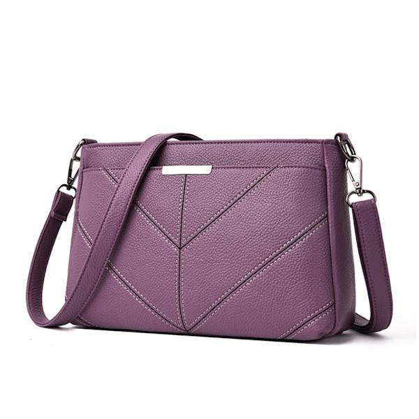 Lær håndvesker Dame Veske LILLA purple