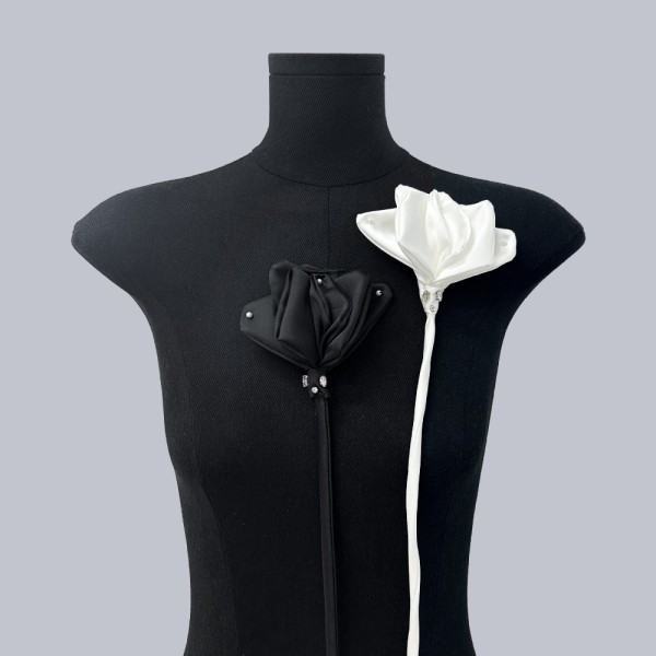 Kläder Blomma Accessoarer Bröstblomma LARGE SVART LARGE SVART Large Black