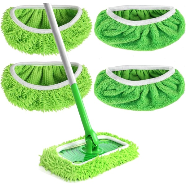 Återanvändbara moppdynor i mikrofiber som är kompatibla med Swiffer Sweeper-ersättning för hushållsrengöring 10