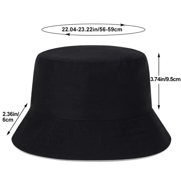 Coconut Tree Bucket Hat Visir Bucket Hat SORT Black