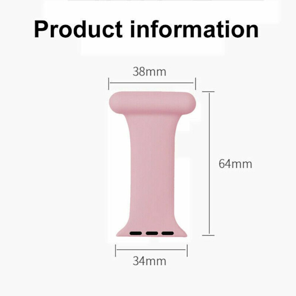 Nurse Watch Pin Armbånd Urbånd PINK 42/44/45MM pink 42/44/45mm