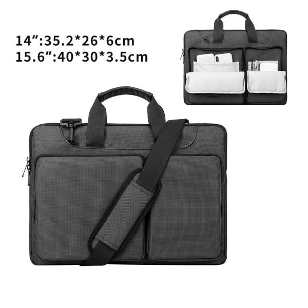 Laptop Skulderveske Notebook Koffert 15 15,6 TOMME 15 15,6 TOMME 15 15.6 inch