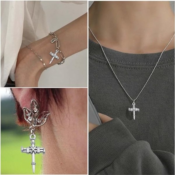 Cross Charms Alloy Nail Charms Cross Charms Antiikki