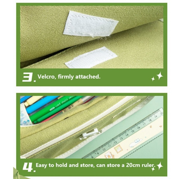 Penneveske Blyantveske MØRKEGRØNN Dark Green