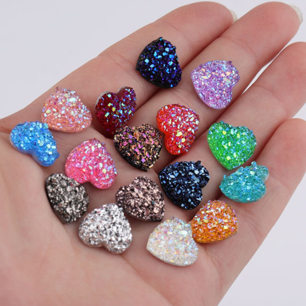 10 stk Glitter Rhinestone Resin Crystal Stones 02 02 02