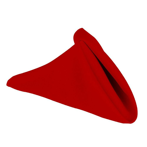 Bordsservettnäsduk RÖD red