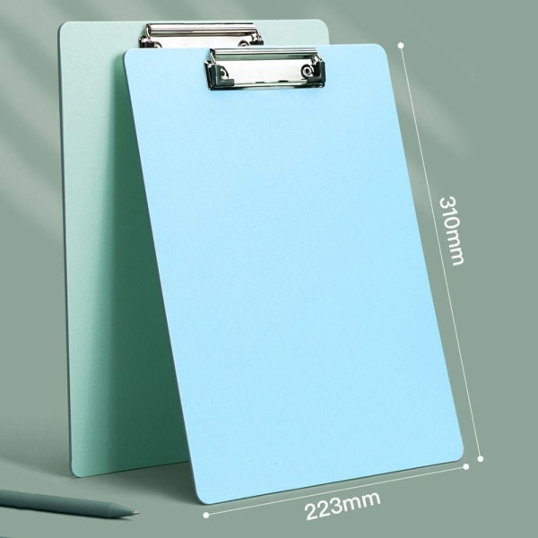 Filmappe skriveblokk Plast utklippstavle BEIGE beige