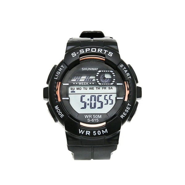 Digital Watch Sports Elektronisk Armbåndsur SVART black