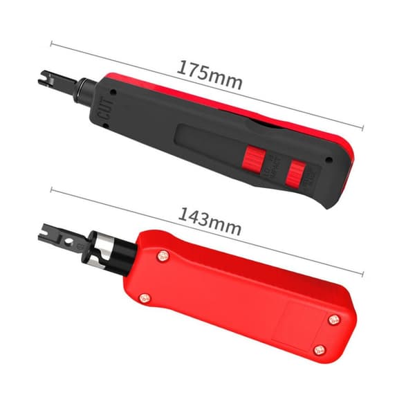 Punch Down Impact Tool Krympe Tænger Kabelstripper