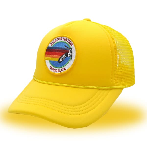 Truckerhatt Baseballcaps GUL yellow