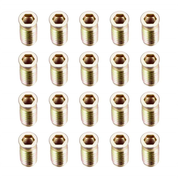 20 kpl Kierreliittimet Mutterit Puuhuonekalut Kierremutteri M8X30MM M8x30mm