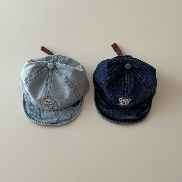 Børn Baseball Caps Baby Peaked Caps MELLEM BLÅ medium blue