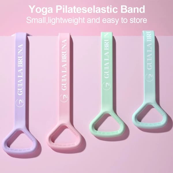 Pilates Elastiskt Band Plast Spänningsrep BLÅ blue