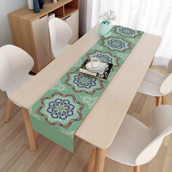 Eid Mubarak Bordløper Ramadan Dekorasjon 8 8
