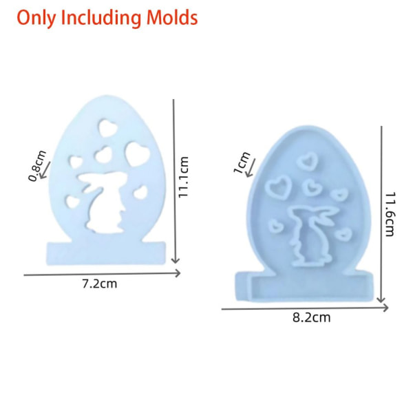 Ontto kanin kynttilän koristelu 3D- mould 4 4 4