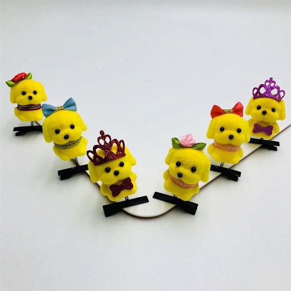 10 stk Little Yellow Duck Plys hårnåle Spring Hårclips 04 04 04