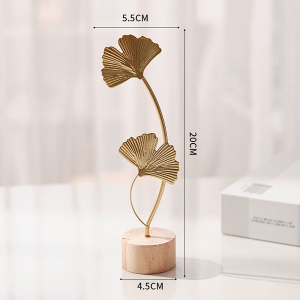 Ginkgoblad Dekorativa Prydnader Heminredningsprydnader E E E