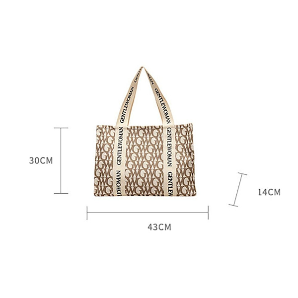 Axelväskor Tygväskor BEIGE BEIGE