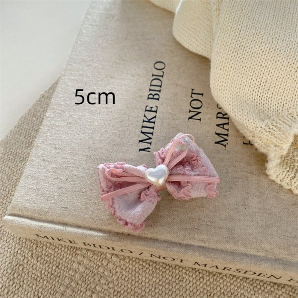 Bow Hairband Pink Crunchies 3 3 3