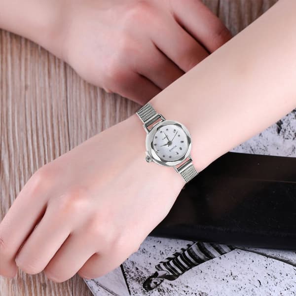 Dameur Quartz Armbåndsur SØLV silver