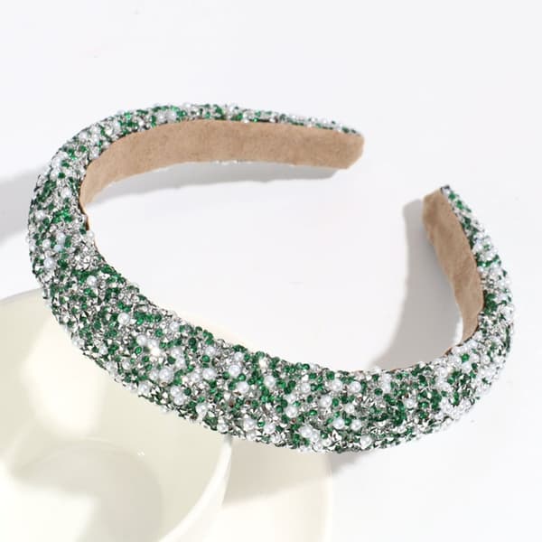 Rhinestone Hårbøyle Enkel Hårbøyle SØLV Silver