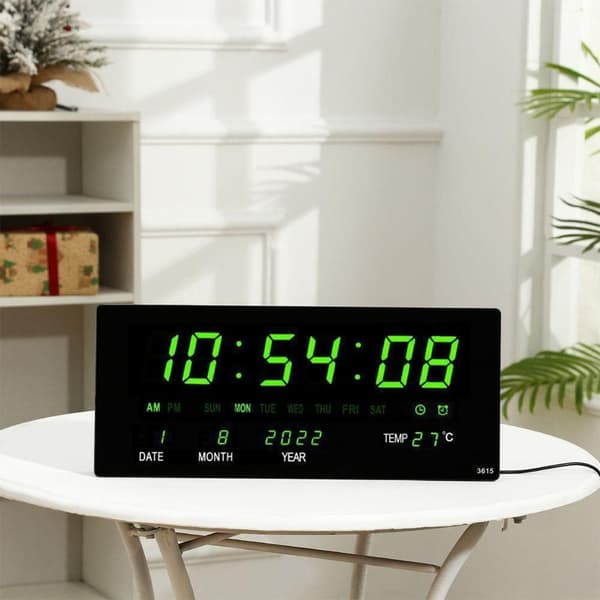 Elektroninen seinäkello digitaalinen LED-kello 1 1 1