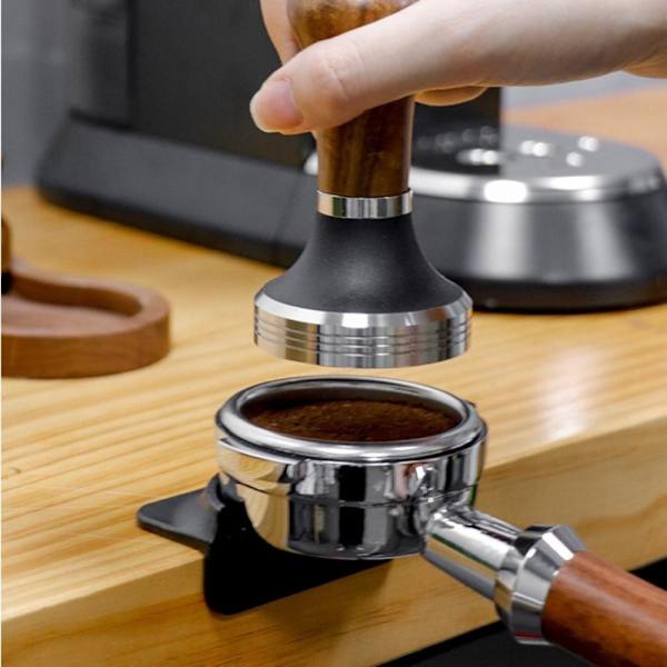 Coffee Tampers Mat Press Tampering Holder SORT black