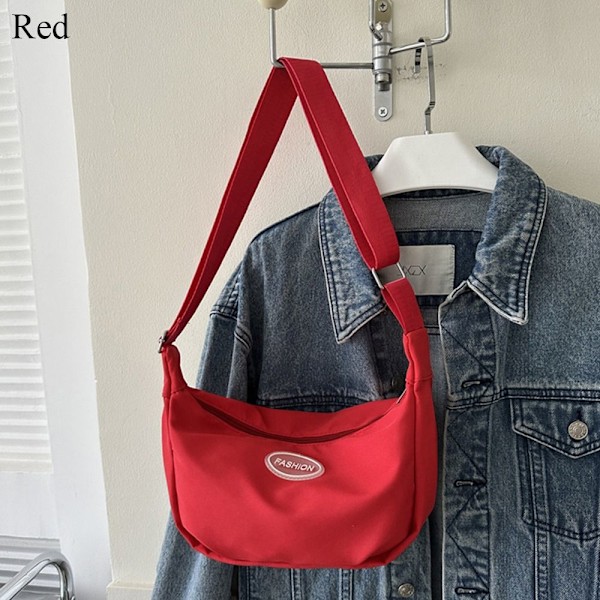 Skuldertasker Messenger Bag RØD red