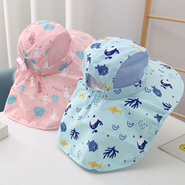 Barn Bucket Hat Cap BLÅ Blue