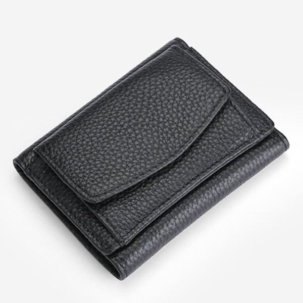 Kreditkortholder Trifold Wallet SORT black