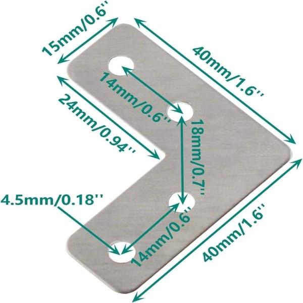 10-pak Hjørnekode Reparationsplade Board Connector