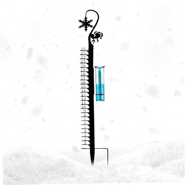 Snömätare Regnmätare Rör SNÖFLINGA SNÖFLINGA Snowflake