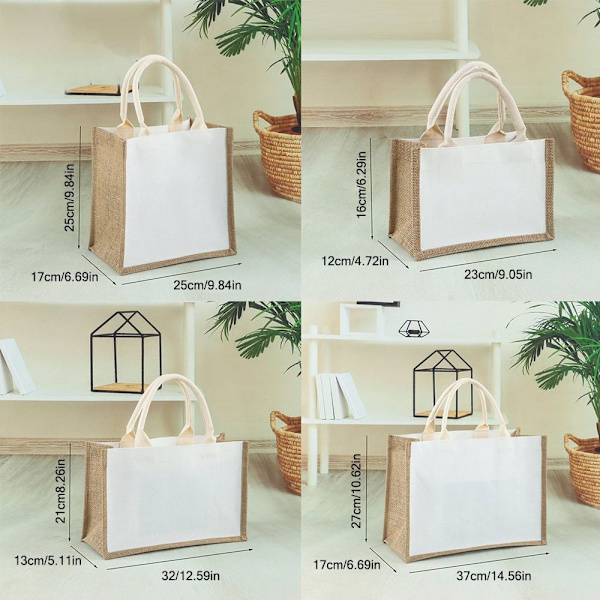 Blank Sack Tote Håndtaske SORT L L Black L-L