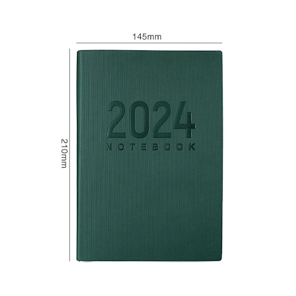 2024 Diary Book 2024 Planner Notebook STIL B-GRØNN STIL Style B-Green