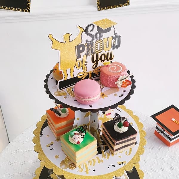 Papir Cupcake Display Stand DIY Kage Stand Kageholder