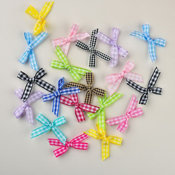 Satinband Bow Craft Dekoration B-100PCS B-100PCS B-100PCS