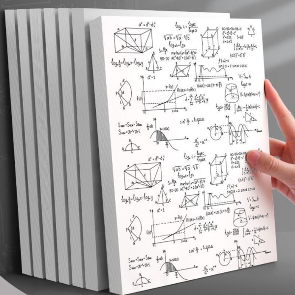 Blankt utkast Pappersberäkningspapper A4GRIDS-40ARK A4Grids-40Sheets
