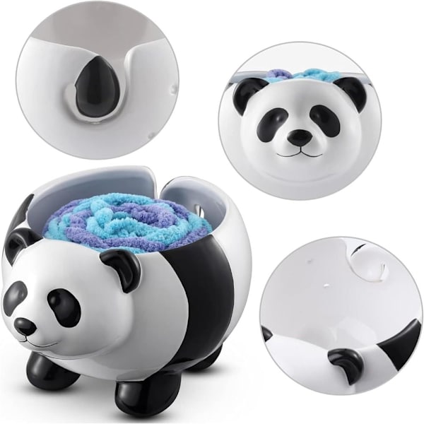 Stickskål Fri garnhållare PANDA PANDA panda