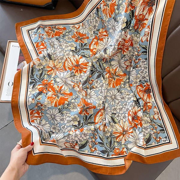Strandsjal 90x90cm Sidensjal 5 5 5